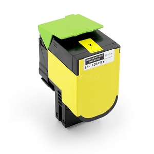 Toner do drukarki Lexmark CX417 CX417de Żółty - Yellow. Zamiennik tonera 71B2HY0, 71B0H40 o wydajności 3500 stron. Markowy produkt Laser PRECISION®.