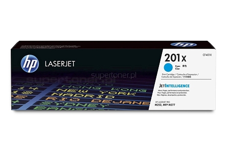 Oryginalny toner HP Color LaserJet Pro M252 M274 M277 Błękitny (CF401X, 201X) 2300 stron