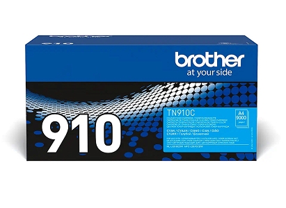 Oryginalny toner Brother HL-L9310 MFC-L9570 Błękitny o kodzie TN-910C. Toner jest przeznaczony do drukarek Brother HL-L9310, Brother HL-L9310CDW, MFC-L9570, MFC-L9570CDW. Wydajność tonera wynosi 9000 stron.