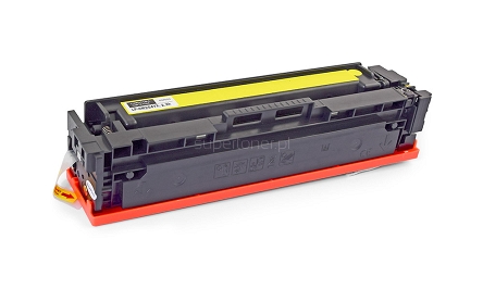 Zgodny toner HP Color LaserJet Pro M254 M254dw M254nw Żółty/Yellow (CF542X, 203X). Toner o wysokiej wydajności 2500 stron. Markowy nowy produkt Laser PRECISION®.