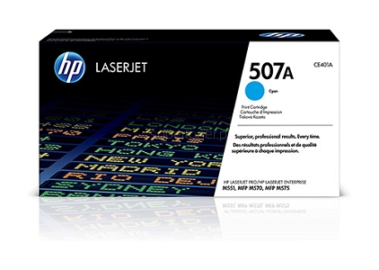 Oryginalny toner HP 507A do drukarki HP LaserJet Entrerprise 500 Color M570 dn M570 dw M575 c M575 dn M575 f M551 n M551 dn M551 xh Błękitny CE401A o wydajności 6000 stron