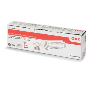 Oryginalny toner Oki C834, Oki C834nw, Oki C834dnw, Oki C844, Oki C844dnw magenta (46861306). Wydajność produktu wynosi 10000 stron.