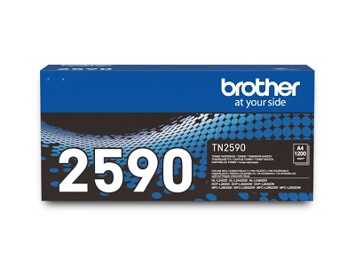 Oryginalny toner Brother do drukarek: Brother DCP-L2600, Brother DCP-L2600D, Brother DCP-L2622, Brother DCP-L2622DW, Brother DCP-L2640, Brother DCP-L2640DN, Brother HL-L2402, Brother HL-L2402D, Brother HL-L2442, Brother HL-L2442DW, Brother HL-L2460, Brother HL-L2460DN, Brother MFC-L2802, Brother MFC-L2802DN, Brother MFC-L2802DW, Brother MFC-L2862, Brother MFC-L2862DW, Brother MFC-L2922, Brother MFC-L2922DW. Toner czarny o kodzie TN2590 i wydajności 1200 stron.