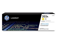Oryginalny toner HP Color LaserJet Pro M254 M280 M281 Żółty (CF542A, 203A) [1.3k]