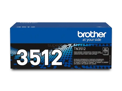 Oryginalny Brother TN3512 toner do drukarki Brother DCP-L6600 HL-L6300 HL-L6400  MFC-L6800 MFC-L6900 D DN DW DNT DWT. Toner TN-3512 o wydajności 12000 stron  (wg normy ISO/IEC 19752).