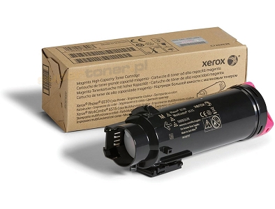 Oryginalny toner Xerox Phaser 6510 WorkCentre 6515 Magenta o kodzie 106R03482. Toner pasuje do drukarek Xerox Phaser 6510, Xerox Phaser 6510n, Xerox Phaser 6510dn, Xerox Phaser 6510dni, Xerox WorkCentre 6515, Xerox WorkCentre 6515n, Xerox WorkCentre 6515dn, Xerox WorkCentre 6515dni. Wydajność tonera 1000 stron wg normy producenta.