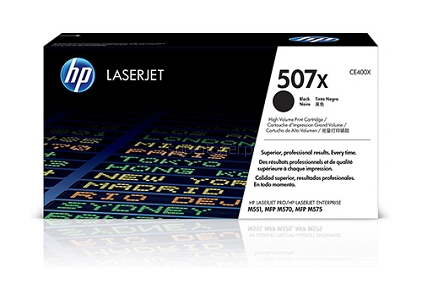 Oryginalny toner HP 507X do drukarki HP LaserJet Entrerprise 500 Color M570 dn M570 dw M575 c M575 dn M575 f M551 n M551 dn M551 xh Czarny CE400X o wydajności 11000 stron