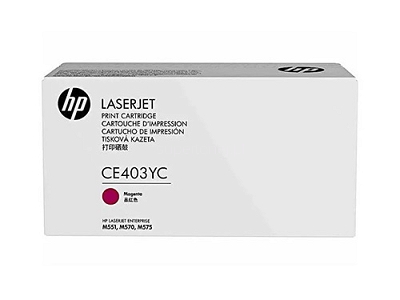 Oryginalny toner HP 507AC do drukarki HP LaserJet Entrerprise 500 Color M570dn M570dw M575c M575dn M575f M551n M551dn M551xh Purpurowy CE403YC o wydajności 7800 stron wersja korporacyjna