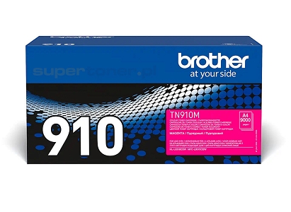 Oryginalny toner Brother HL-L9310 MFC-L9570 Purpurowy o kodzie TN-910M. Toner jest przeznaczony do drukarek Brother HL-L9310, Brother HL-L9310CDW, MFC-L9570, MFC-L9570CDW. Wydajność tonera wynosi 9000 stron.