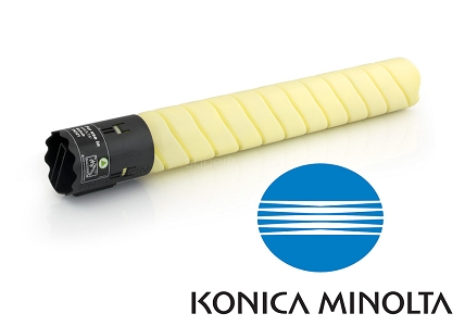 Oryginalny toner Konica Minolta Bizhub C227 C287 żółty (TN221Y, TN-221Y,  A8K3250). Wydajność tonera wynosi 21000 stron wg normy ISO/IEC 19798.