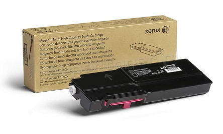 Oryginalny toner Xerox VersaLink C400 C400N C400V_N C400DN C400V_DN C405 C405N C405V_N C405DN C405V_DN Magenta 106R03535 o bardzo dużej wydajności 8000 stron. Wydajność deklarowana zgodnie z normą ISO/IEC 19798.