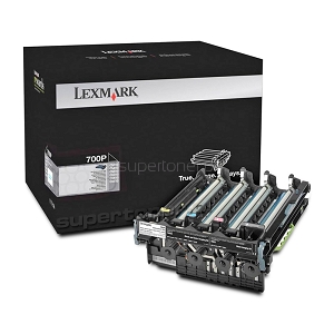 Oryginalny zestaw bębnów (Photoconductor Unit) Lexmark 70C0P00 700P (kolory: cyan, magenta, żółty i czarny) do drukarek Lexmark CS310, Lexmark CS310n, Lexmark CS310dn, Lexmark CS410, Lexmark CS410n, Lexmark CS410dn, Lexmark CS410dtn, Lexmark CS510, Lexmark CS510de, Lexmark CS510dte, Lexmark CX310, Lexmark CX310n, Lexmark CX310dn, Lexmark CX410, Lexmark CX410e, Lexmark CX410de, Lexmark CX410dte, Lexmark CX510, Lexmark CX510dhe, Lexmark CX510de, Lexmark CX510dthe, Lexmark C2132, Lexmark XC2130, Lexmark XC2132, Lexmark CS317, Lexmark CS317dn, Lexmark CS417, Lexmark CS417dn, Lexmark CS517, Lexmark CS517de, Lexmark CX317, Lexmark CX317dn, Lexmark CX417, Lexmark CX417de, Lexmark CX517, Lexmark CX517de. Wydajność 40.000 stron zgodnie z normą ISO/IEC 19798.