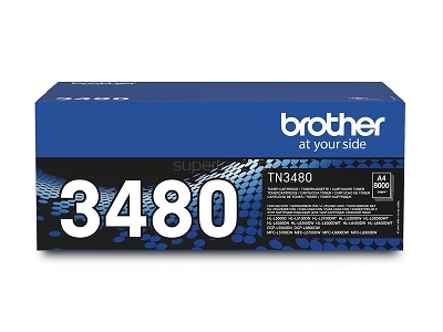 Oryginalny Brother TN3480 toner do drukarki Brother DCP-L5500 DCP-L6600 HL-L5000 HL-L5100 HL-L5200 HL-L6250 HL-L6300 HL-L6400 MFC-L5700 MFC-L5750 MFC-L6800 MFC-L6900 D DN DW DNT DWT. Toner TN-3480 o wydajności 8000 stron  (wg normy ISO/IEC 19752).